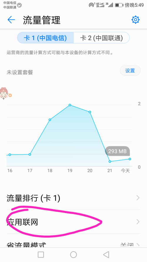 华为手机怎样设置联网控制